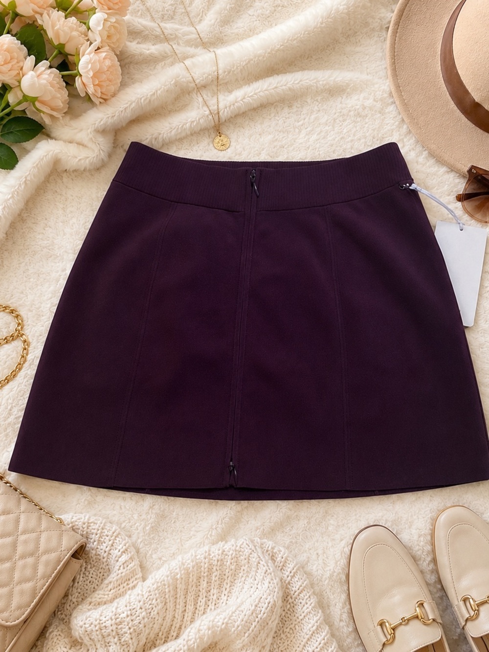 Ribbed Knit Skirt